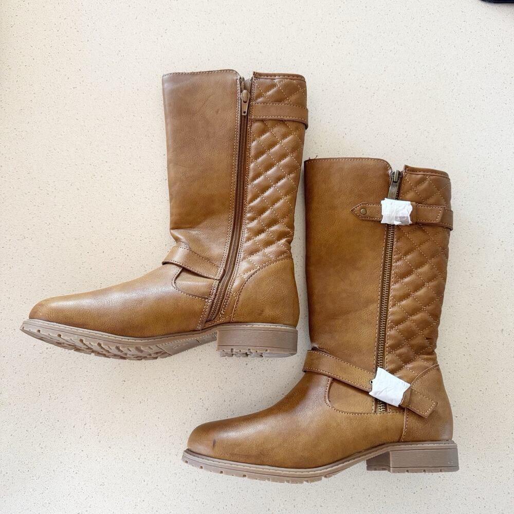 Mia Girl Bessi Boots Quilted Brown Riding Size 5‎ - Picture 7 of 7